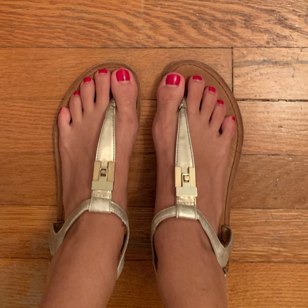 Tommy Hilfiger Gold sandals